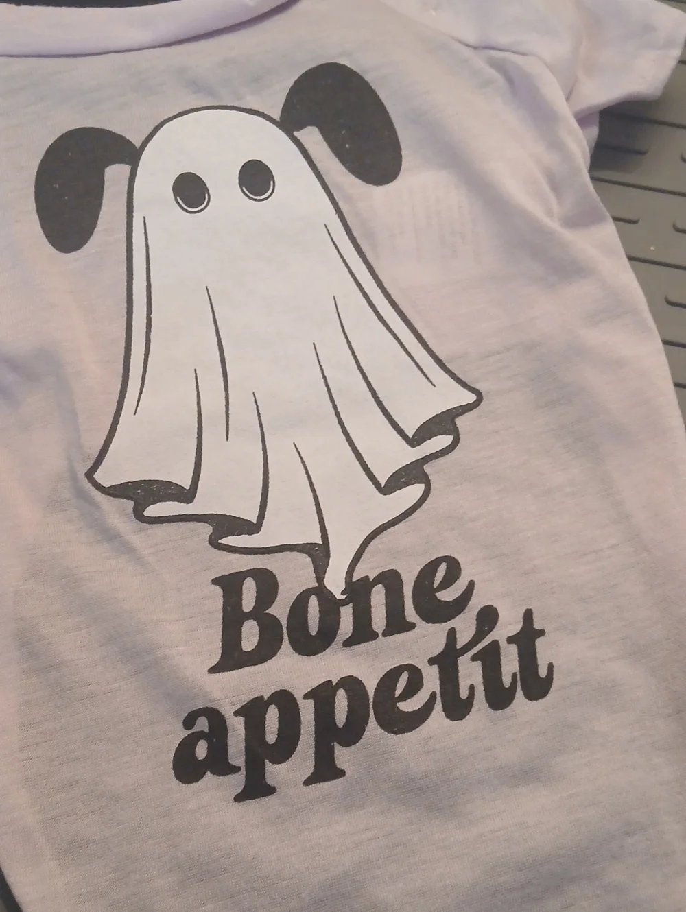 Dogs Halloween Novelty Tee, Size M Dusty Pink, 